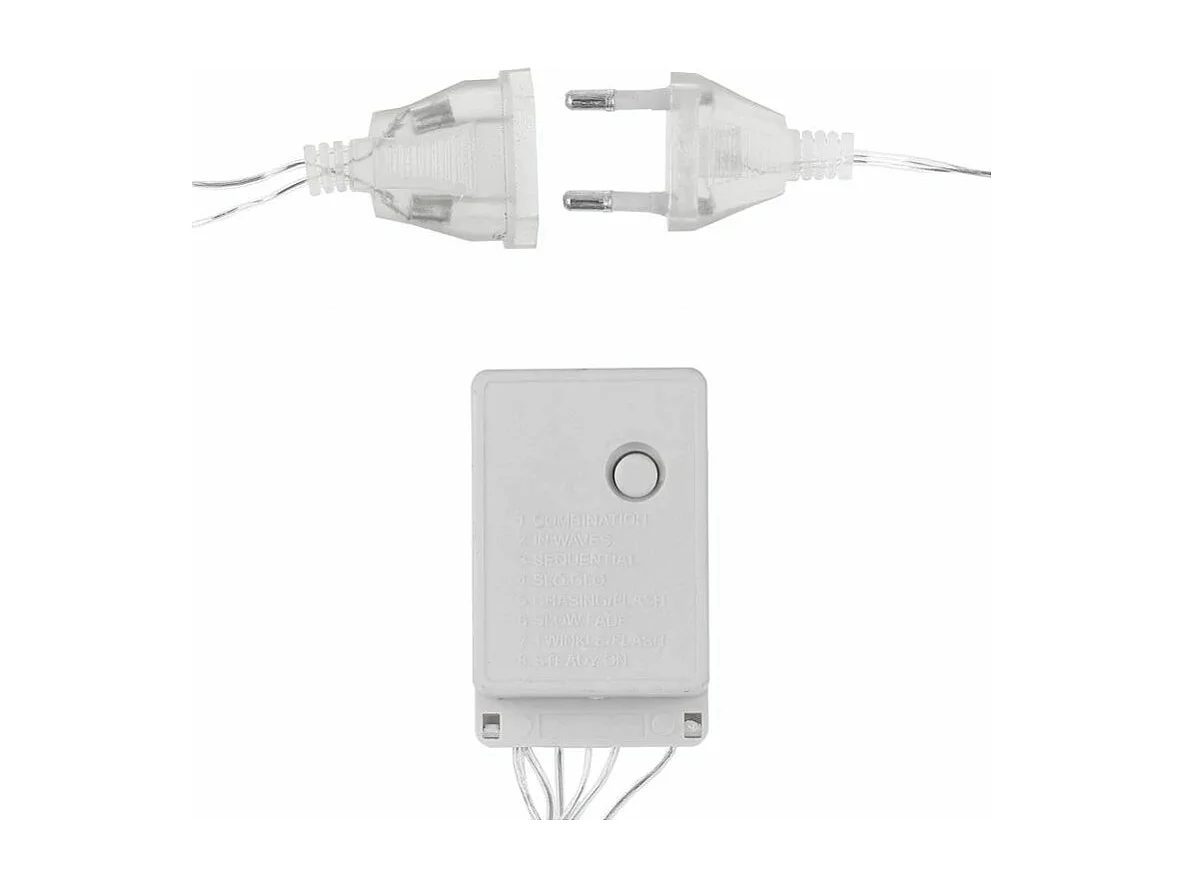 RIDEAU LUMINEUX LED GL2001 300 DIOS 3X3M WHITE