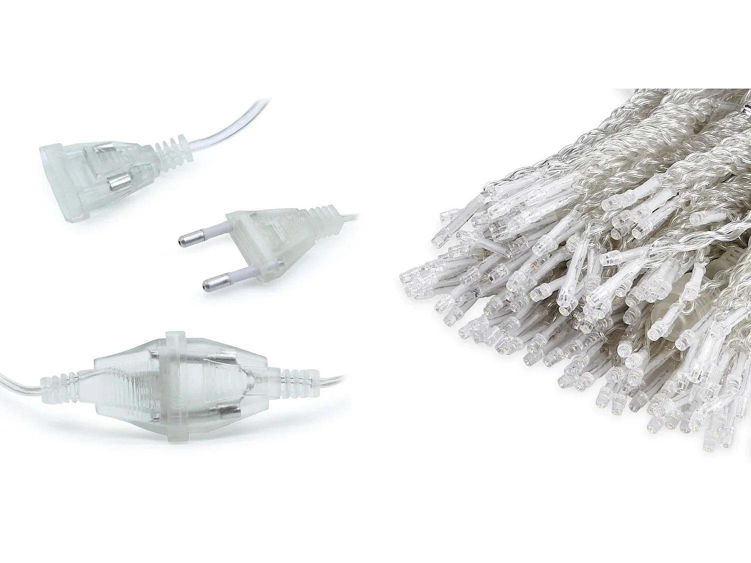 RIDEAU LUMINEUX LED GL2001 300 DIOS 3X3M WHITE