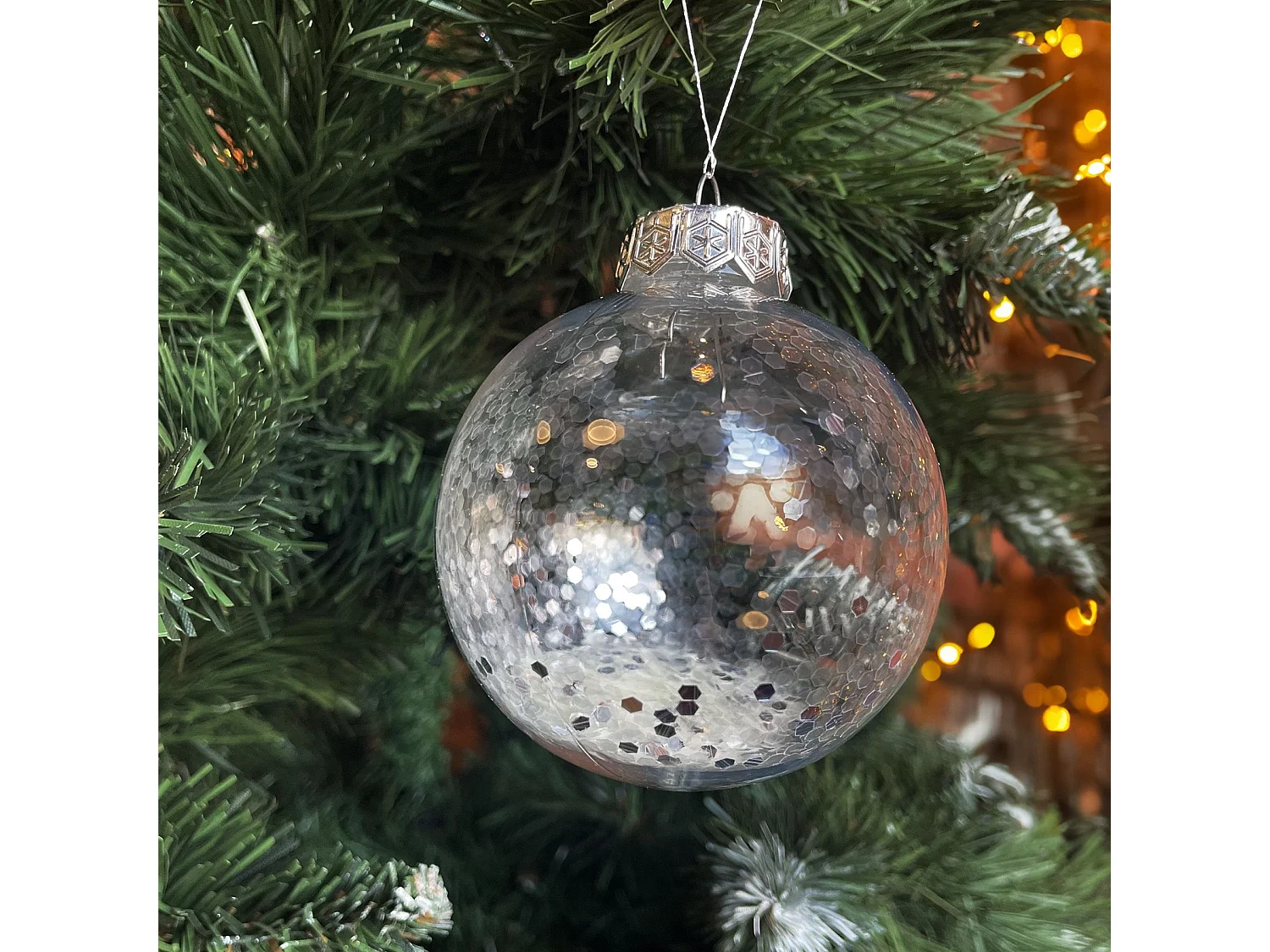 BOULES DE NOËL SYSD1688-059 20 PCS BLANC