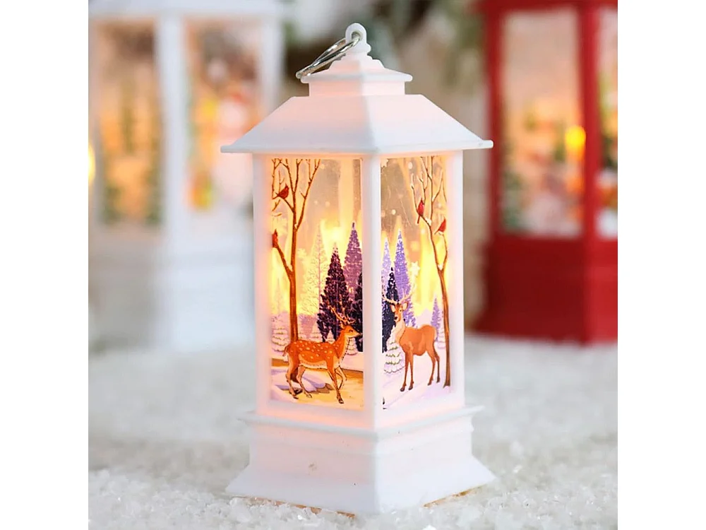 LANTERNE DE NOËL LED XB-001 BLANC