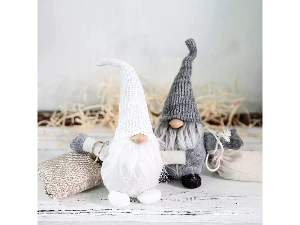 GNOME DE NOËL YX045 GREY 35CM GREY