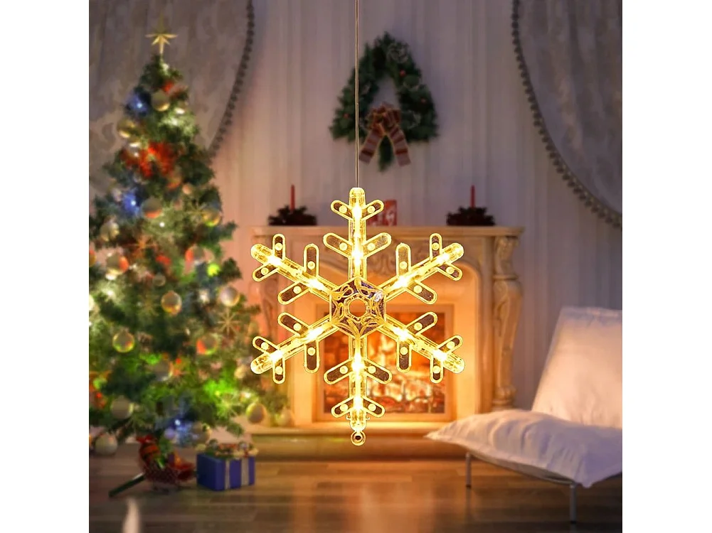 RIDEAU LUMINEUX + TÉLÉCOMMANDE LED CD004  LIGHT GOLD