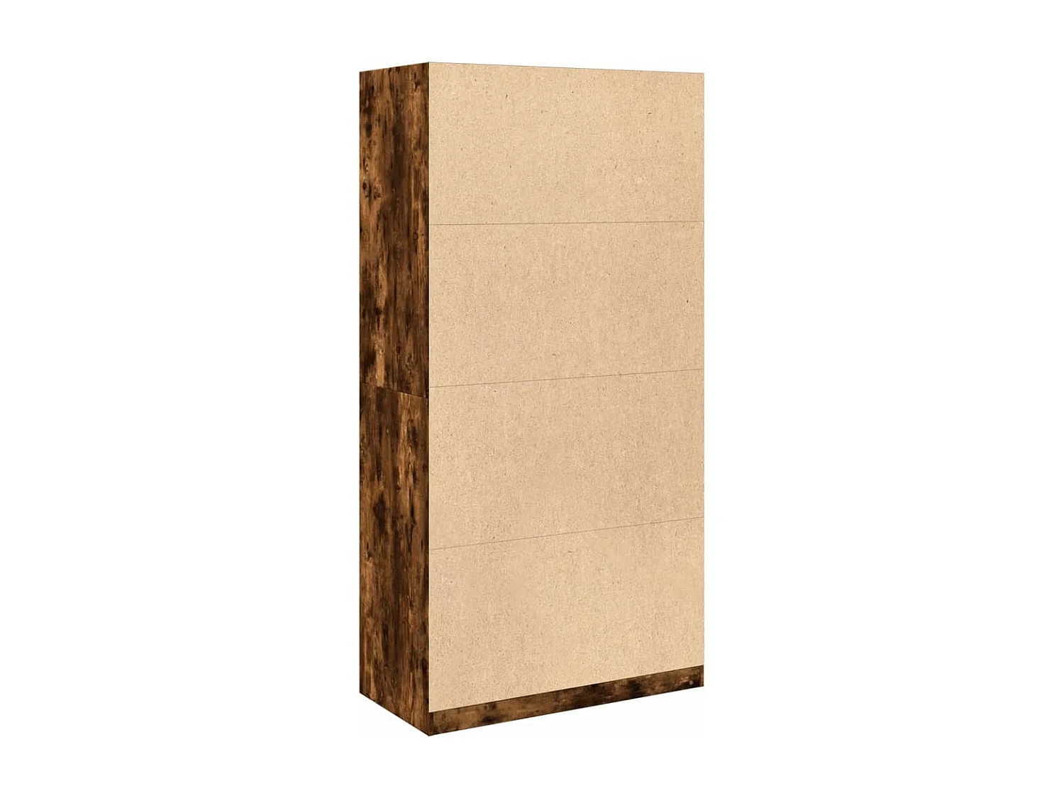 Kleiderschrank Räuchereiche 100x50x200 cm Holzwerkstoff