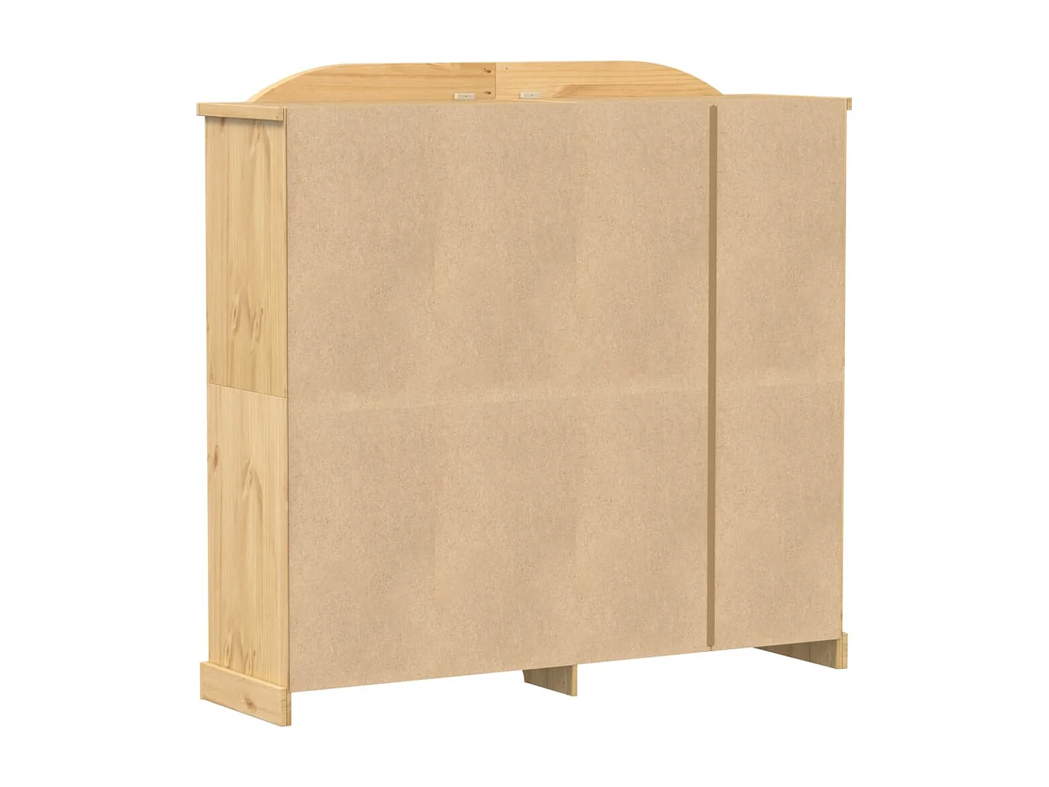 Kleiderschrank Corona 194x52x186 cm Massivholz Kiefer