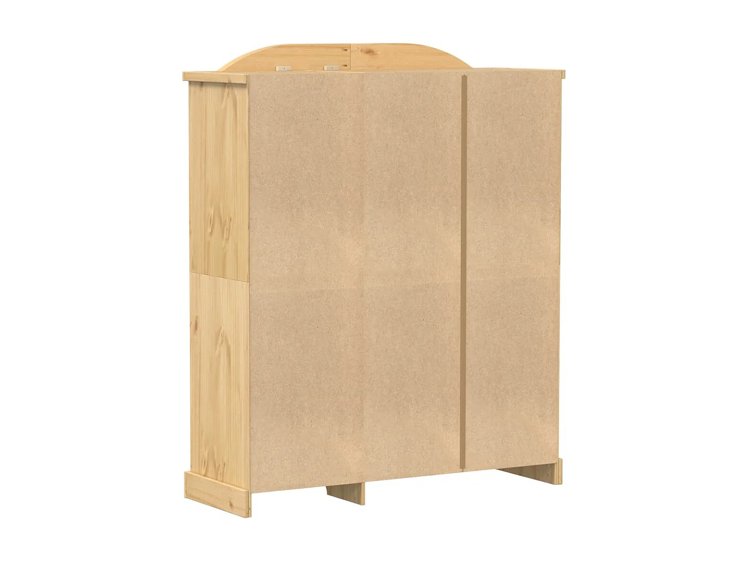 Kleiderschrank Corona 151,5x52x186 cm Massivholz Kiefer