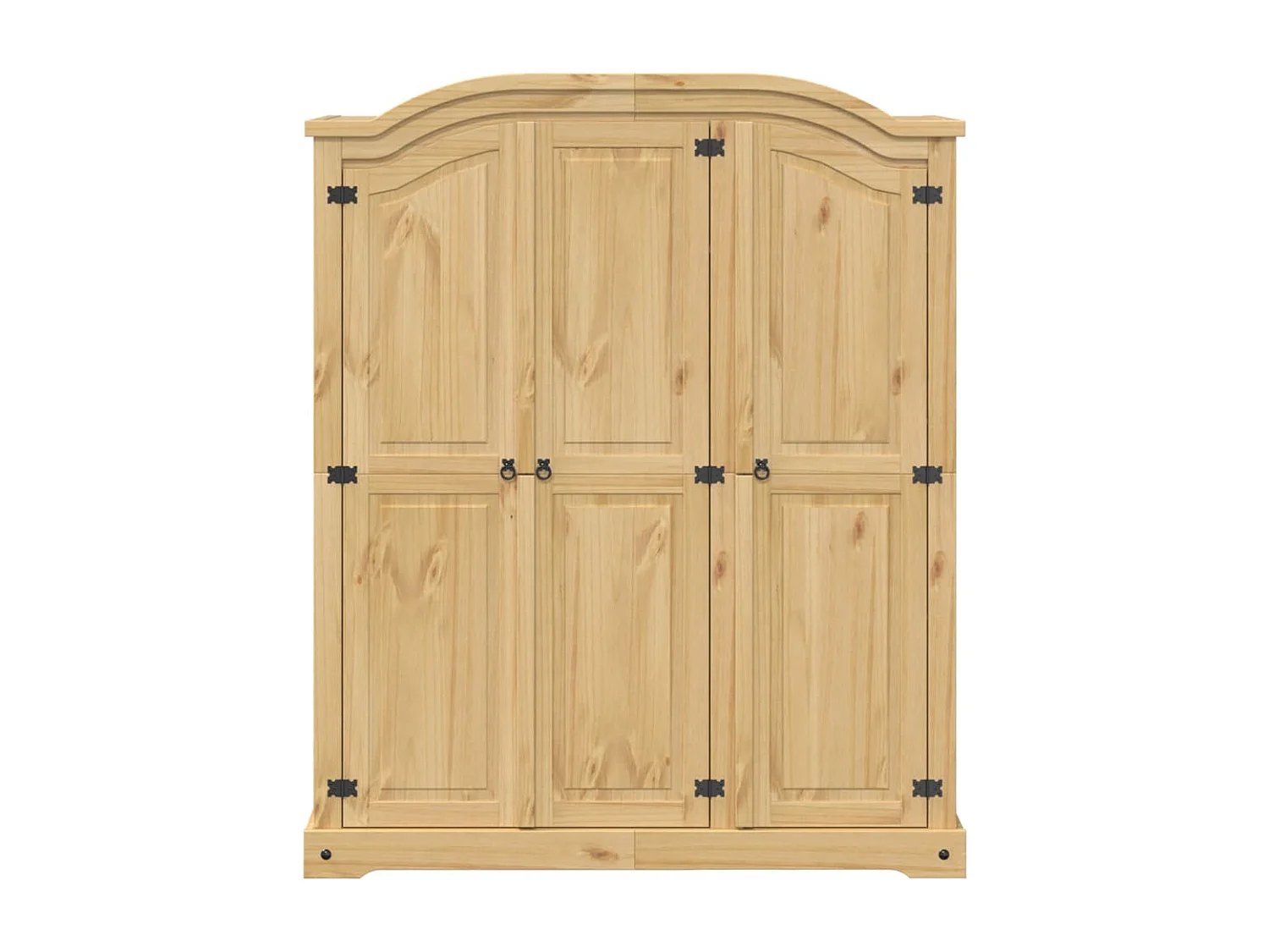 Garde-robe Corona 151,5x52x186 cm bois de pin massif