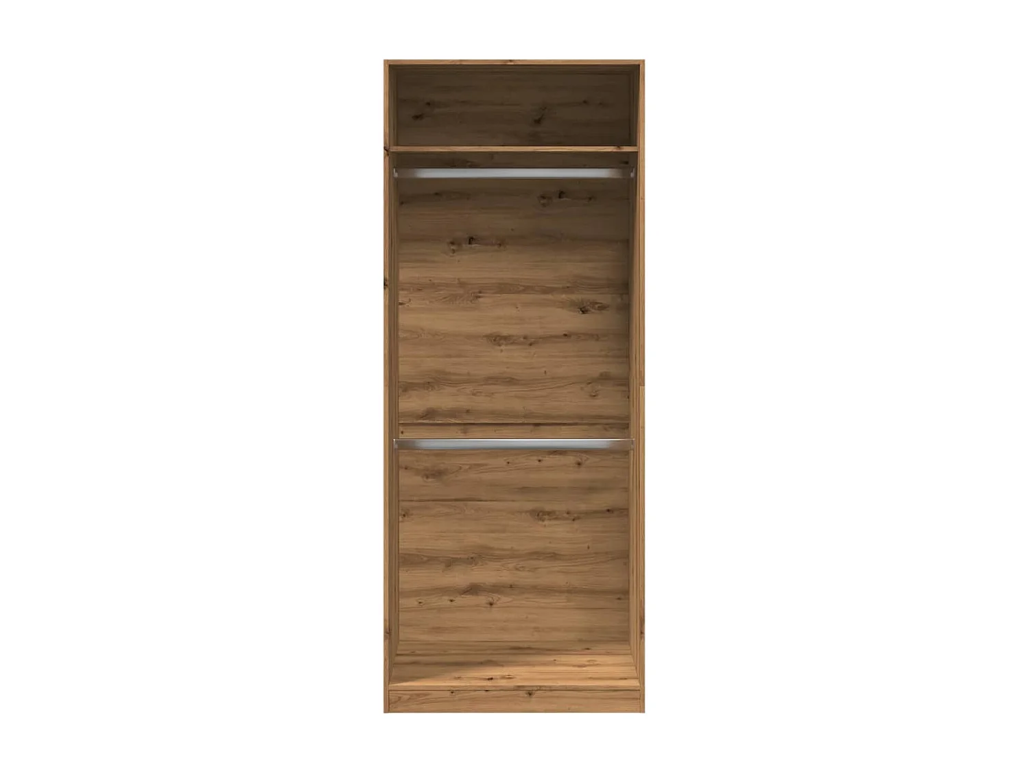 Kleiderschrank Artisan-Eiche 80x50x200 cm Holzwerkstoff