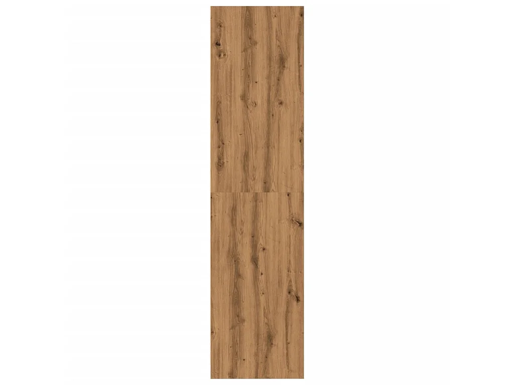 Garde-robe chêne artisanal 80x50x200 cm bois d'ingénierie