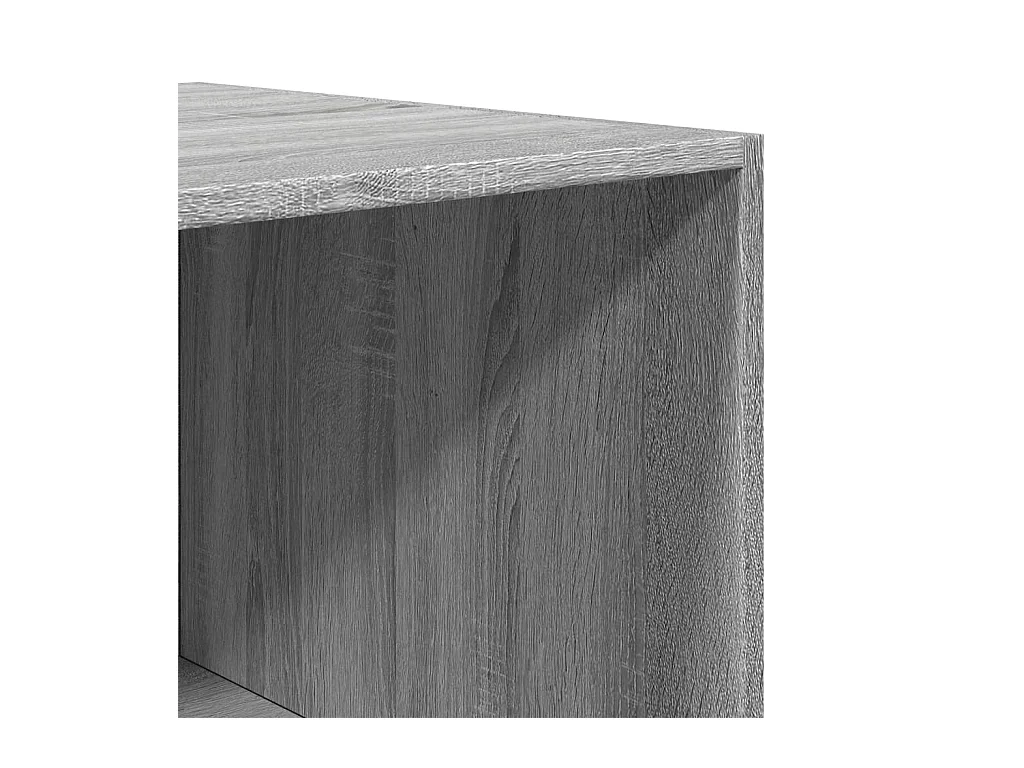Armario de madera de ingeniería gris Sonoma 80x50x200 cm