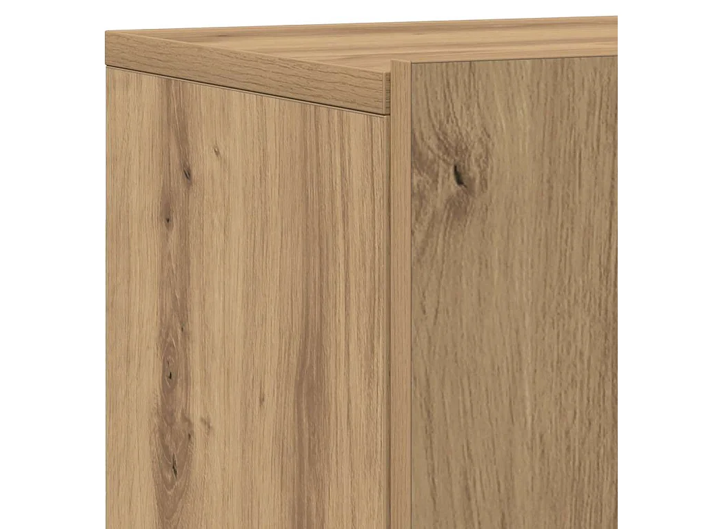 Mobile TV a Parete Rovere Artigianale 60x30x41 cm