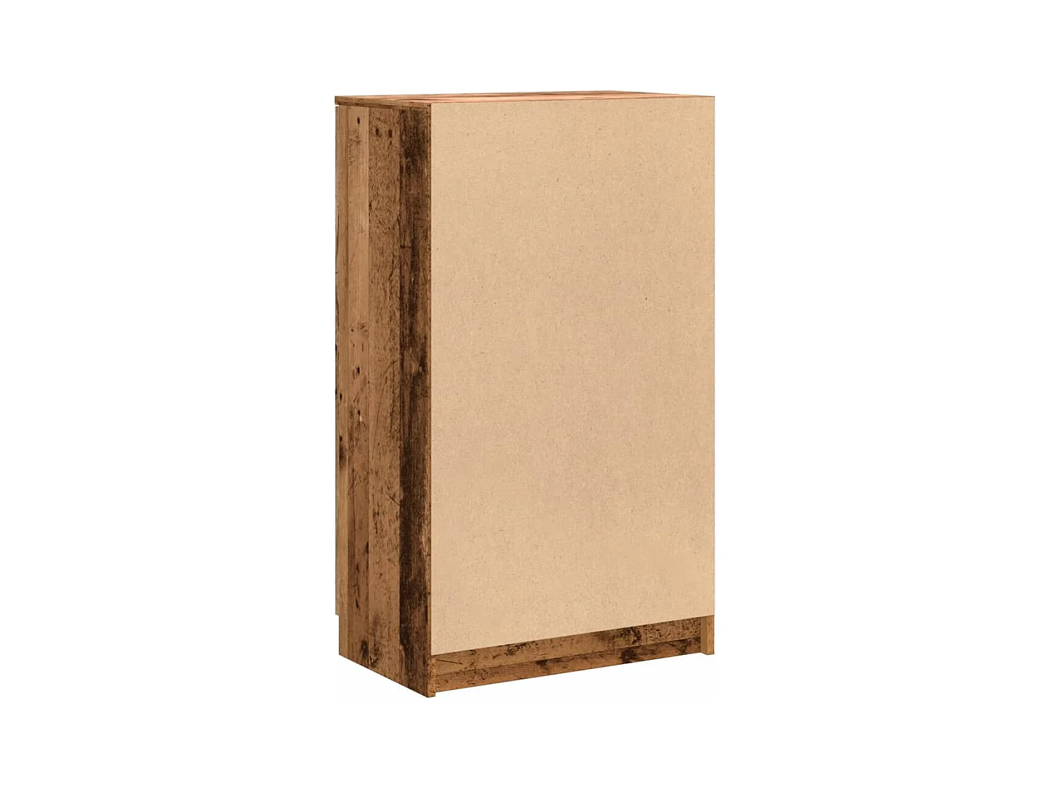 Armoire à chaussures vieux bois 59x35x100,5cm bois d'ingénierie