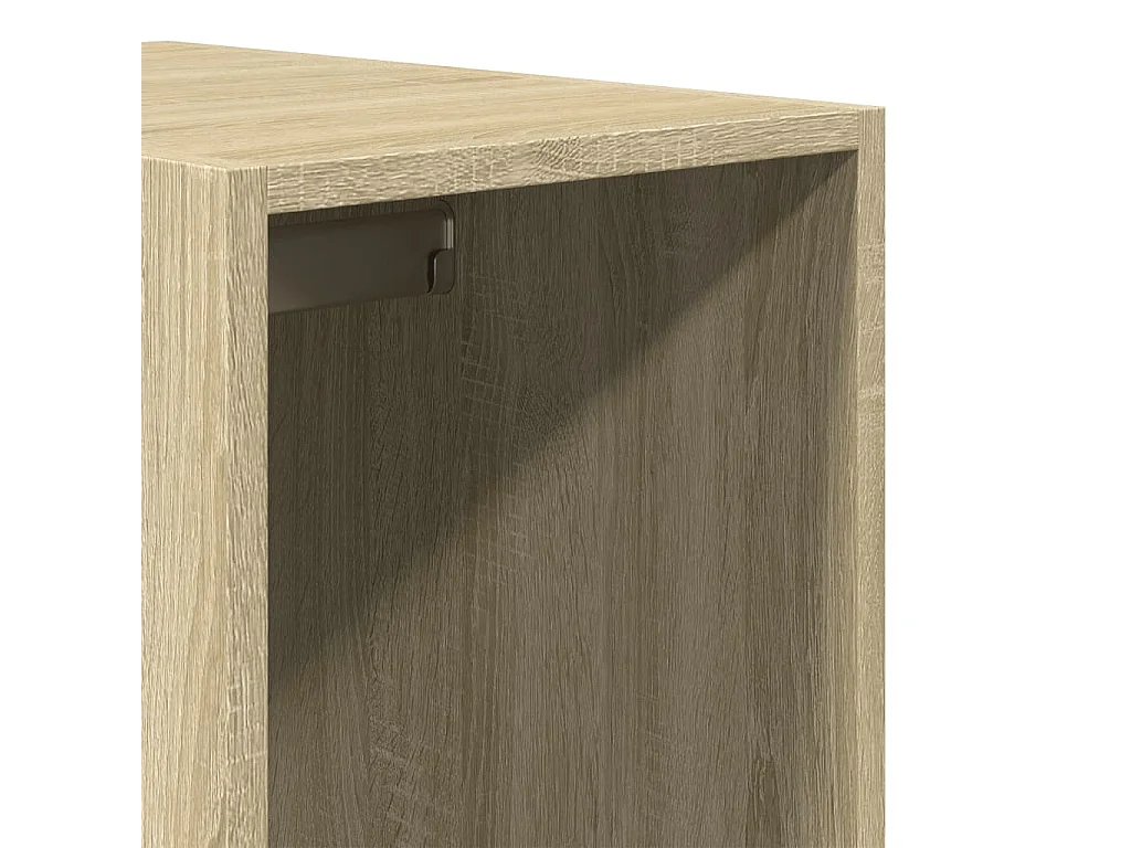 Armario de madera de ingeniería roble Sonoma 30x50x200 cm