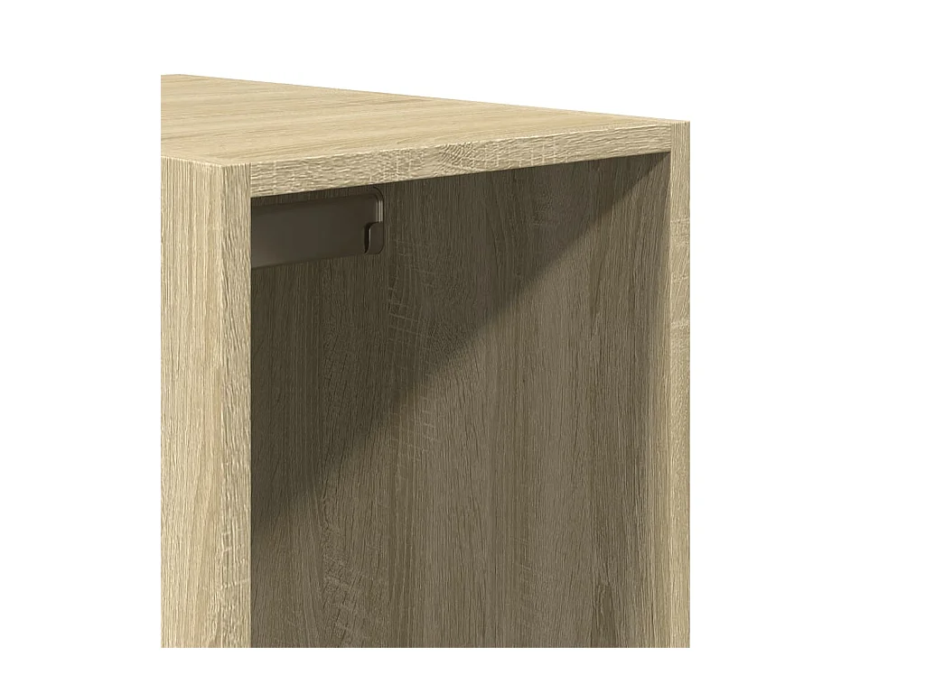 Garde-robe chêne sonoma 30x50x200 cm bois d'ingénierie