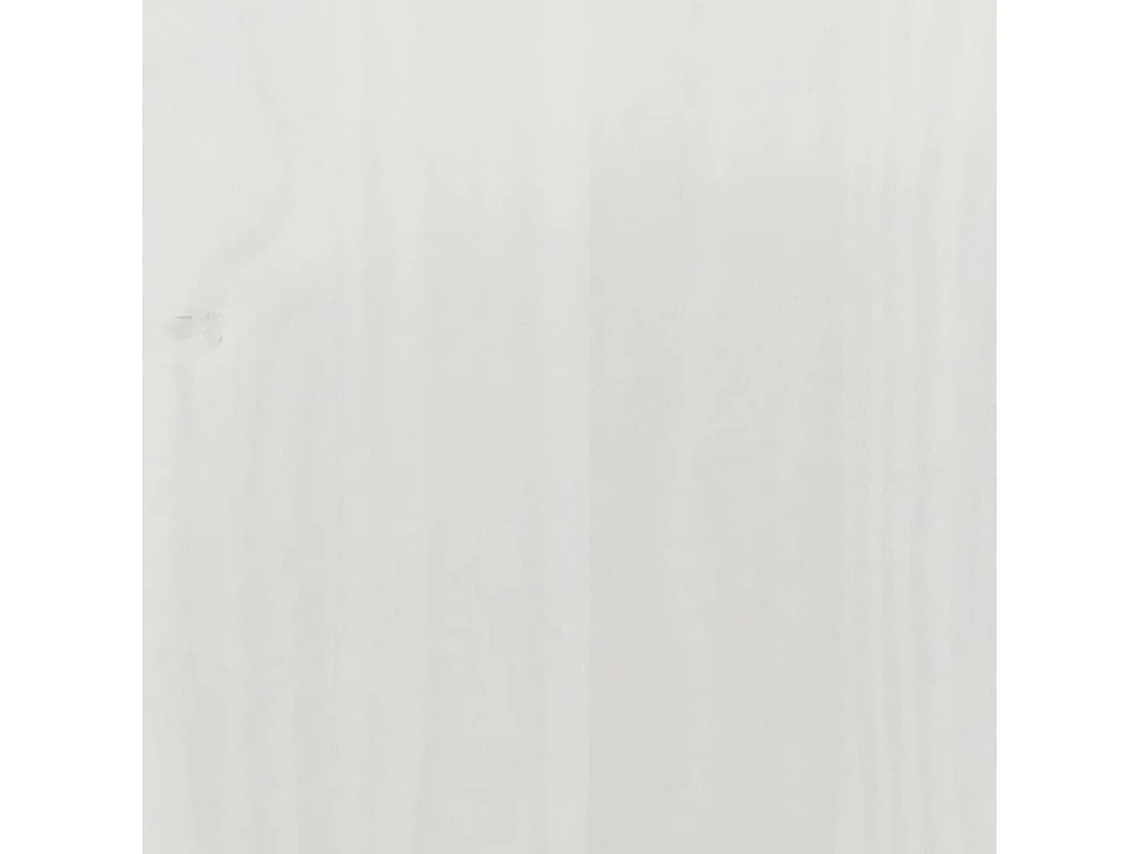 Armadio Corona Bianco 102x52x186 cm in Legno Massello di Pino