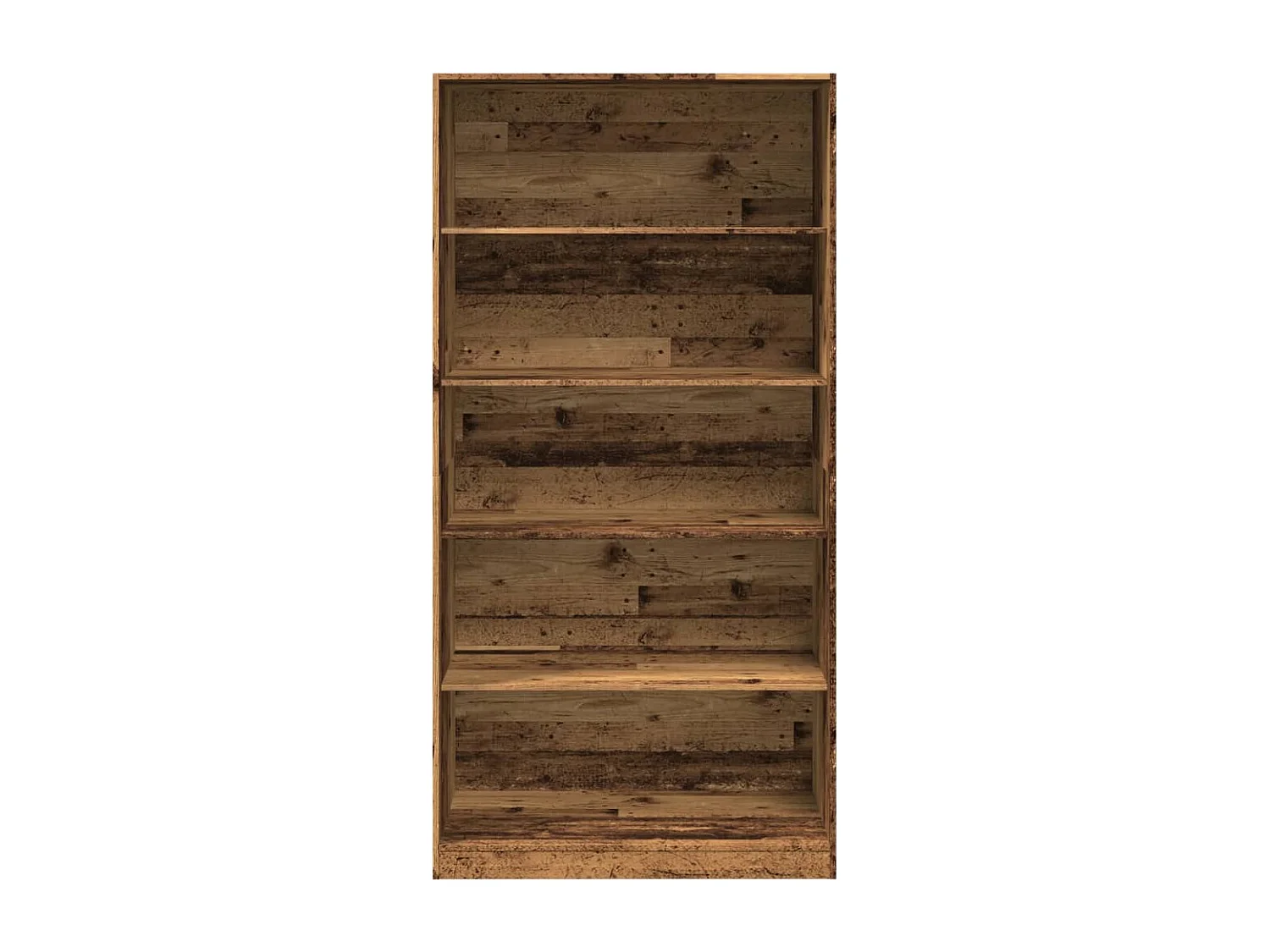Armario de madera ingeniería envejecida 100x50x200 cm