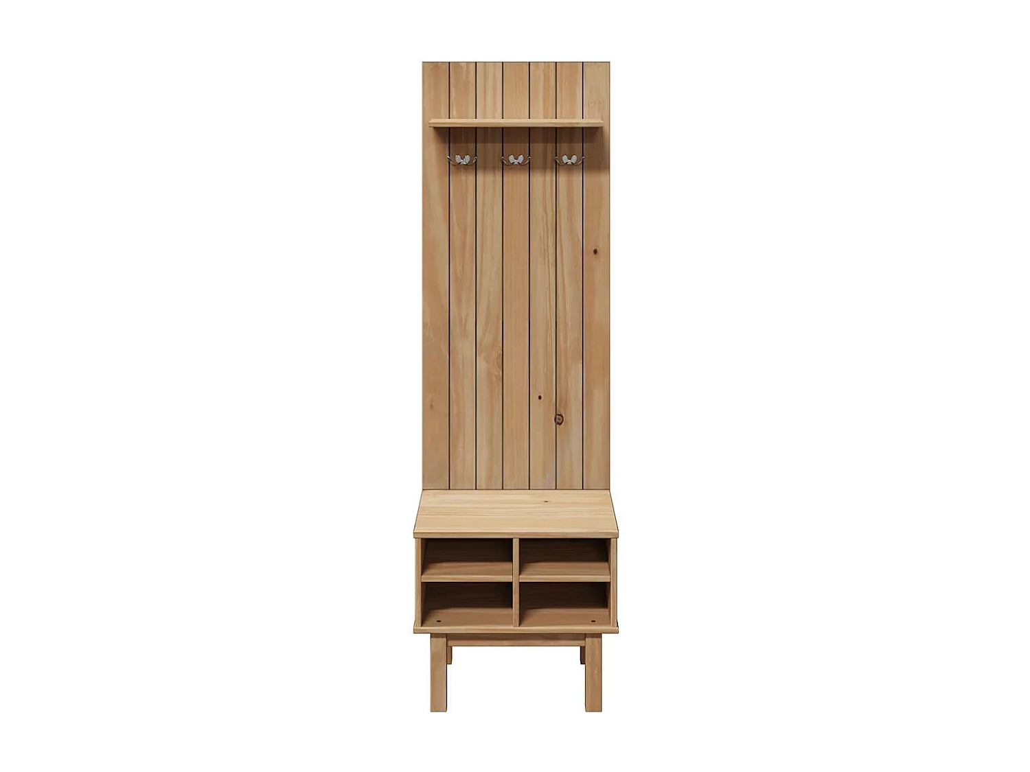 Mobile da Corridoio OTTA 50x40x160 cm in Legno Massello di Pino