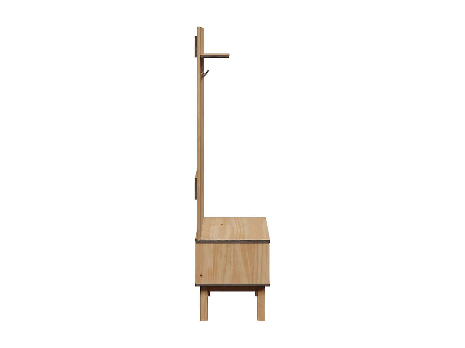 Mobile da Corridoio OTTA 50x40x160 cm in Legno Massello di Pino