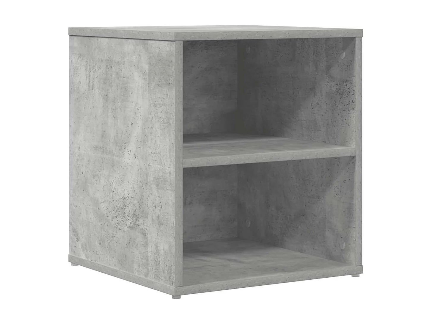 Armoire d'angle gris béton 160x40x45 cm bois d’ingénierie