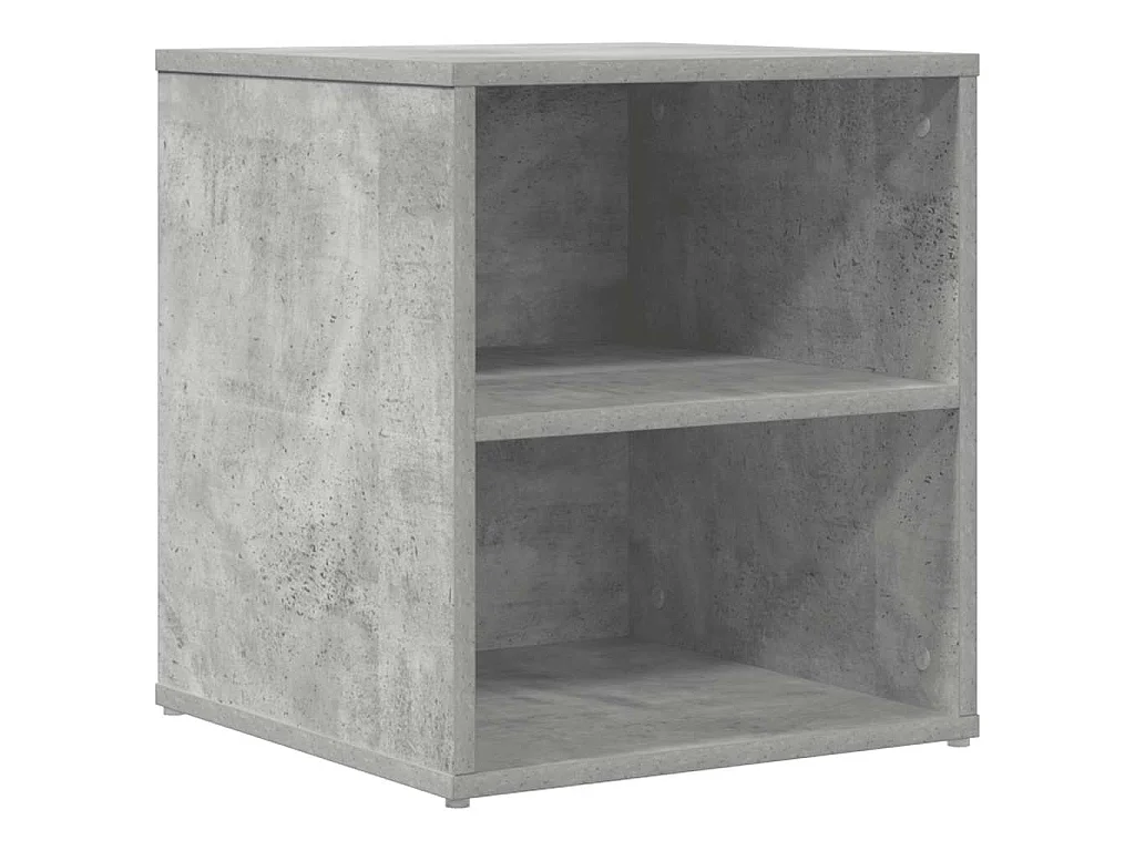 Hoekkast 160x40x45 cm bewerkt hout betongrijs