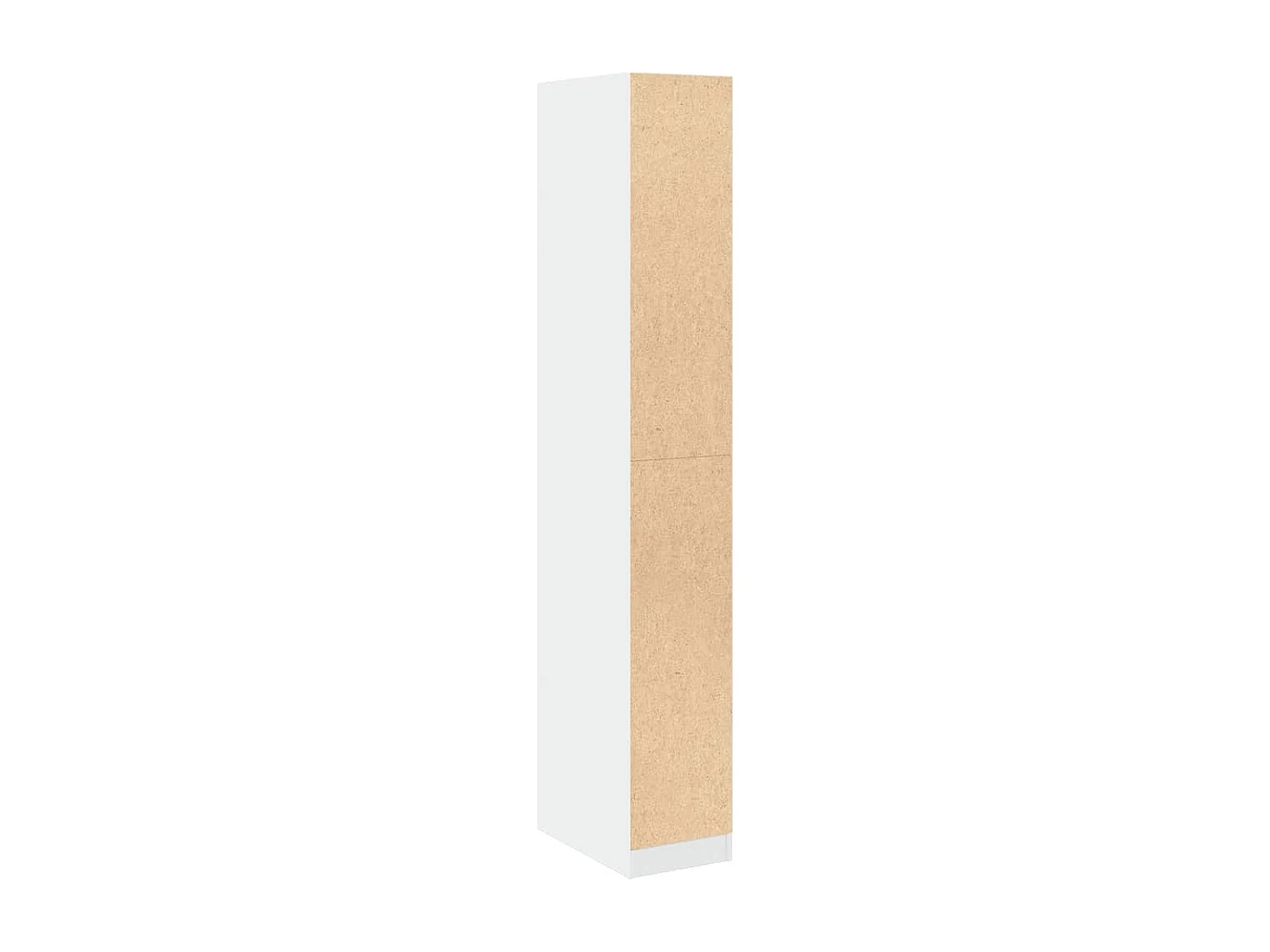 Kleiderschrank Weiß 30x50x200 cm Holzwerkstoff