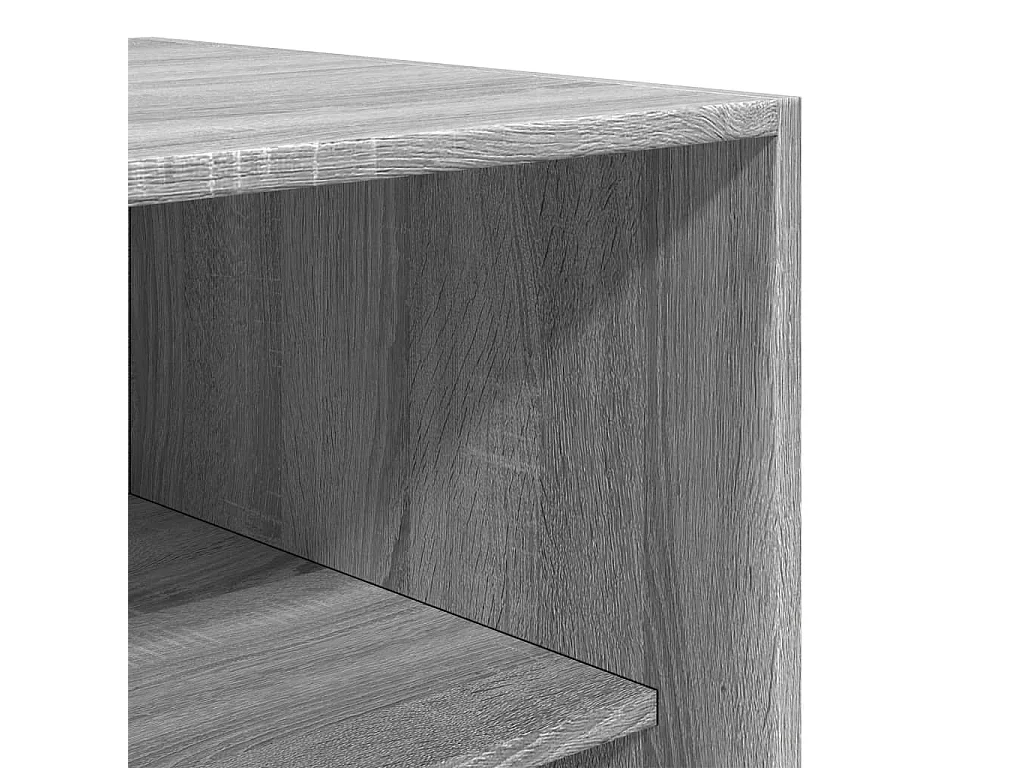 Kleiderschrank Grau Sonoma 100x50x200 cm Holzwerkstoff