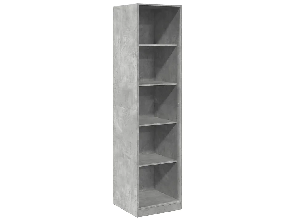 Armadio Grigio Cemento 50x50x200 cm in Legno tecnico
