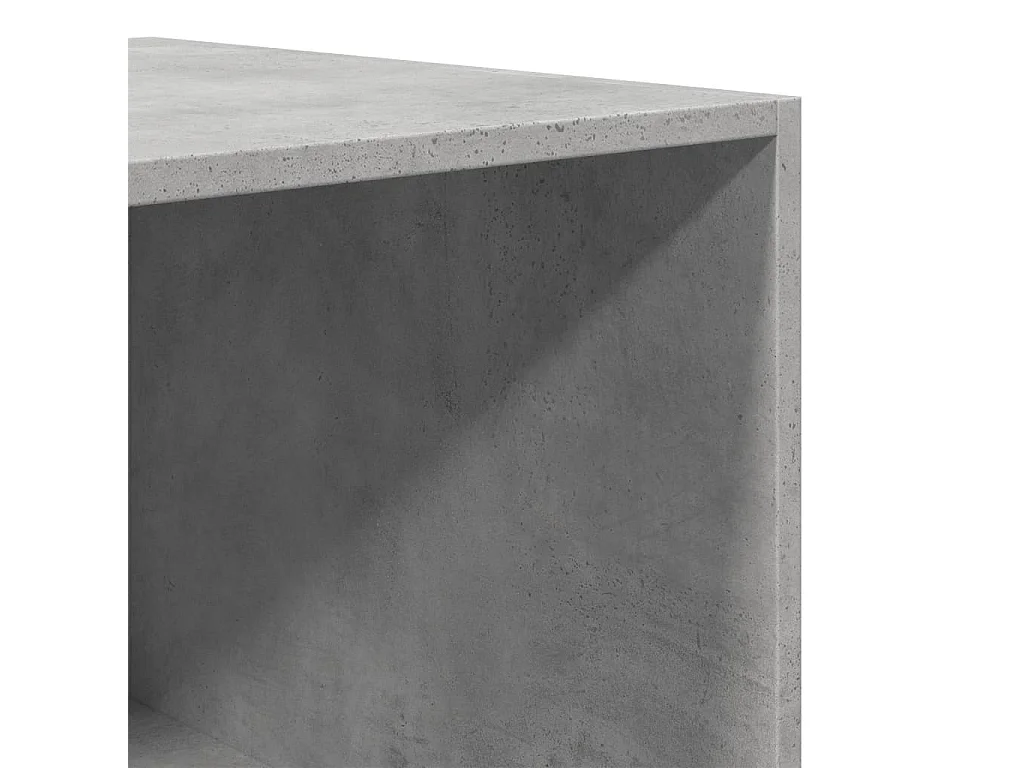 Armadio Grigio Cemento 50x50x200 cm in Legno tecnico