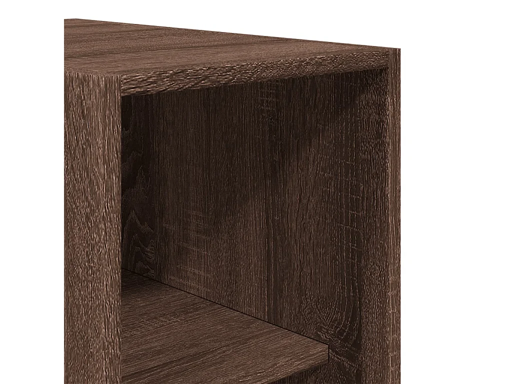 Roupeiro 30x50x200 cm derivados de madeira carvalho castanho