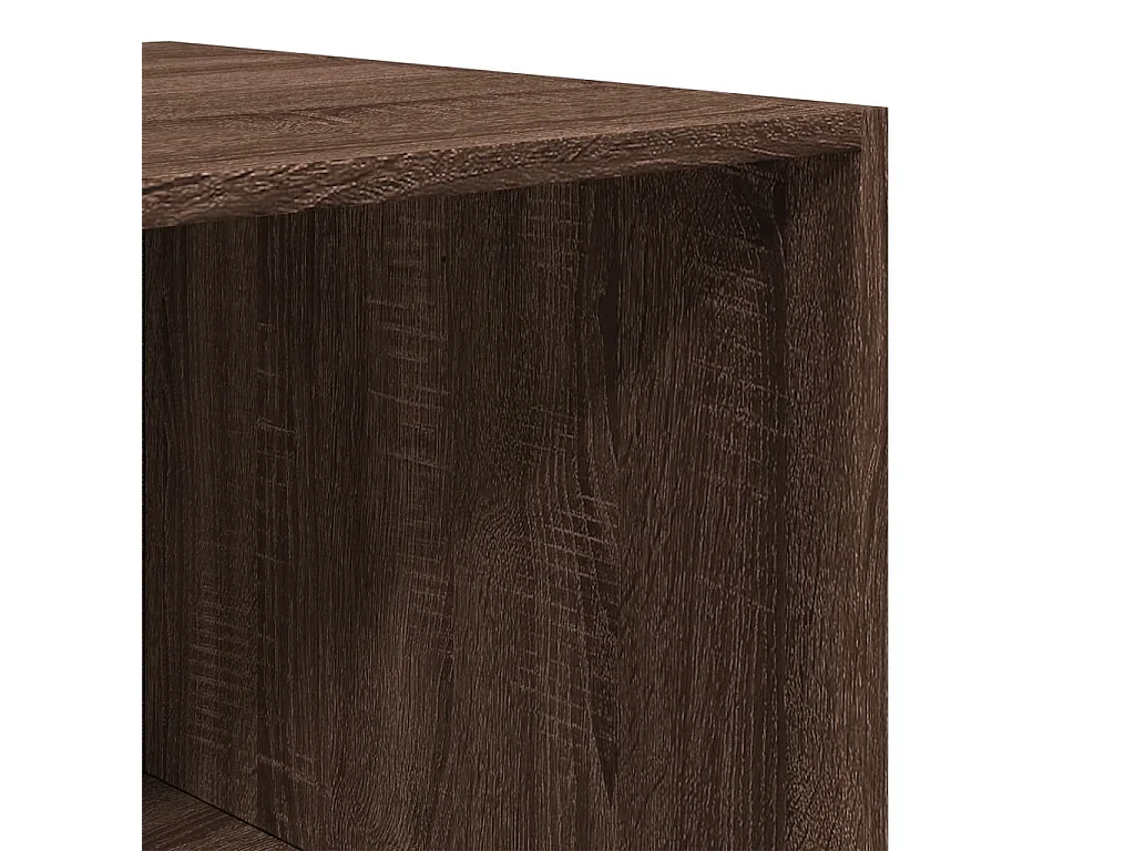 Garde-robe chêne marron 100x50x200 cm bois d'ingénierie