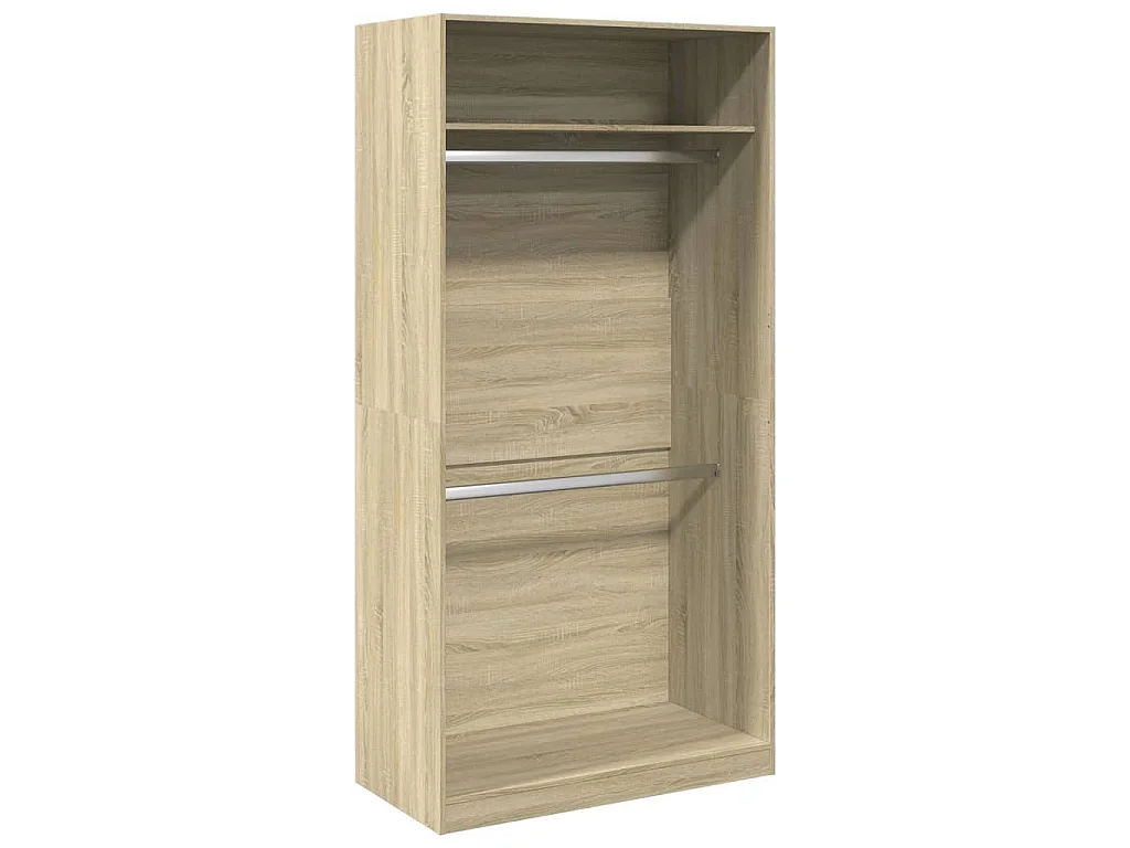 Garde-robe Chêne sonoma 100x50x200 cm Aggloméré