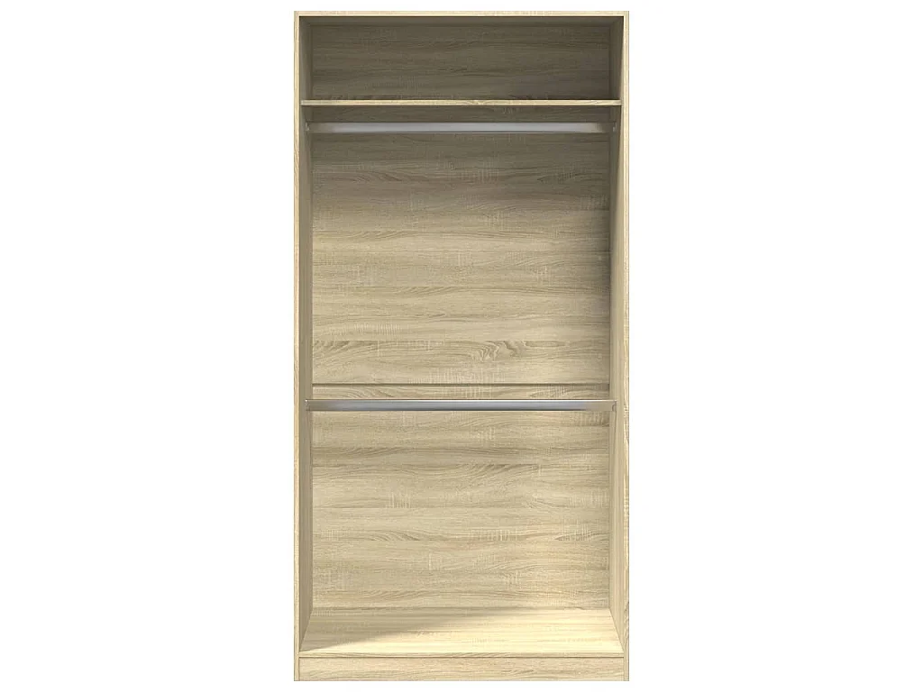 Garde-robe Chêne sonoma 100x50x200 cm Aggloméré