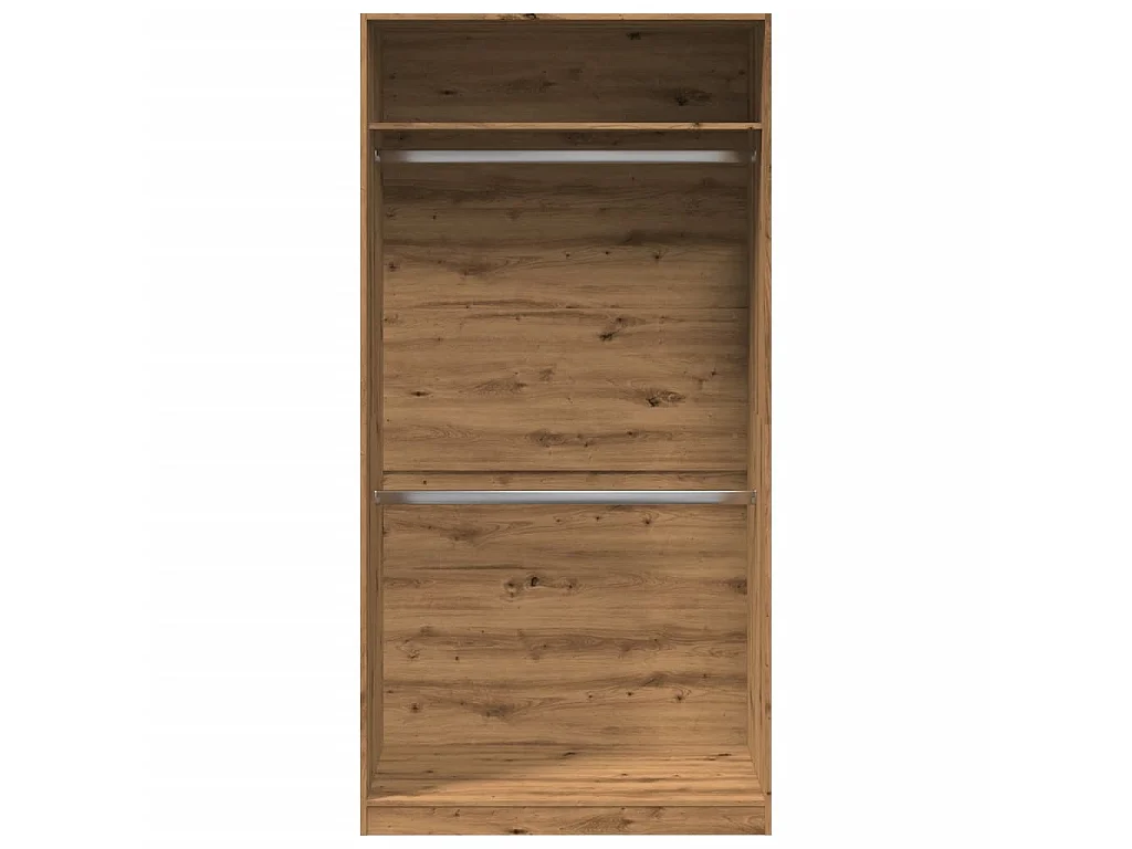 Armadio Rovere Artigianale 100x50x200 cm in Legno Multistrato
