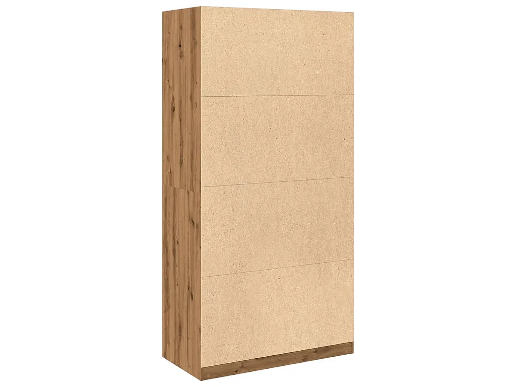 Armadio Rovere Artigianale 100x50x200 cm in Legno Multistrato
