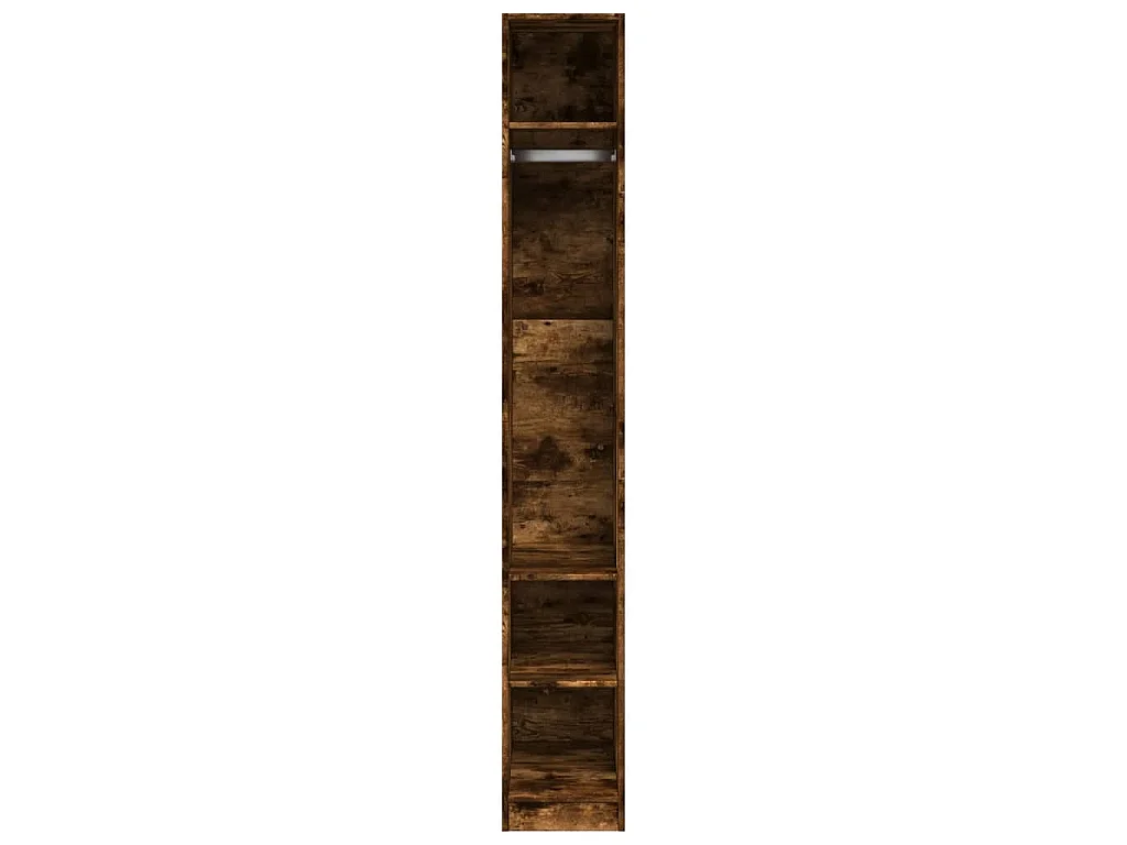 Kleiderschrank Räuchereiche 30x50x200 cm Holzwerkstoff