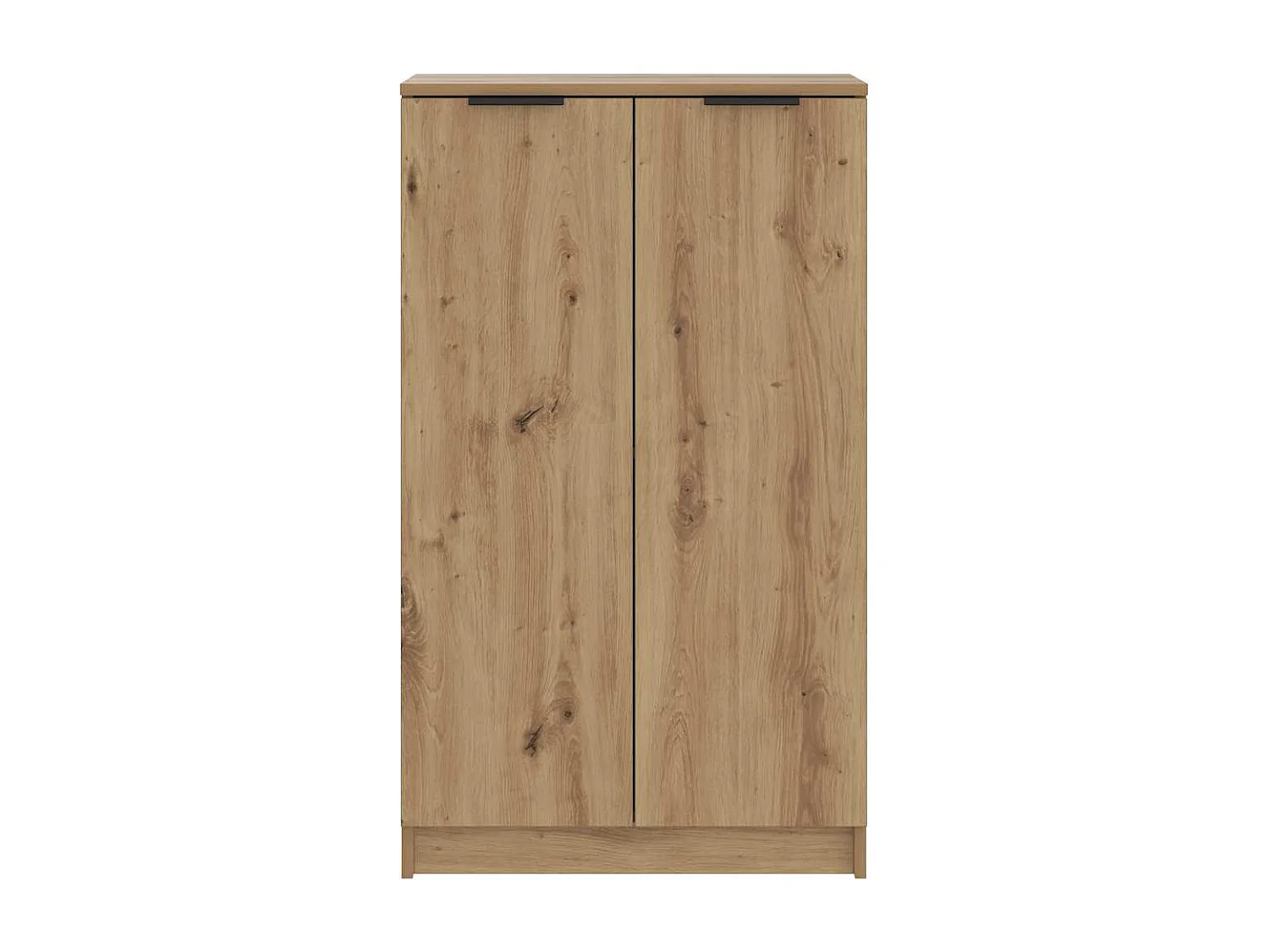 Schoenenkast 59x35x100,5 cm bewerkt hout artisanaal eikenkleur