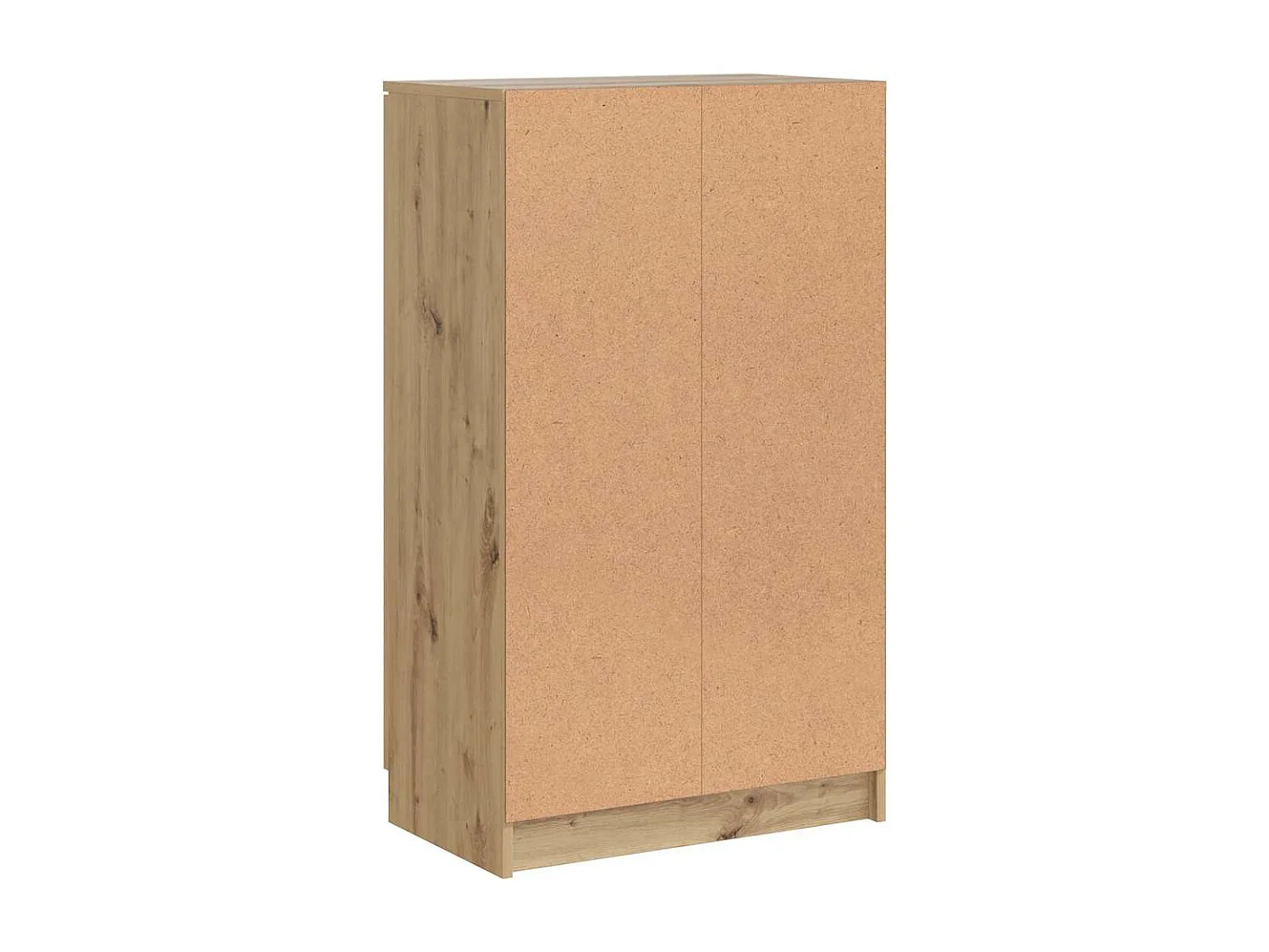 Schoenenkast 59x35x100,5 cm bewerkt hout artisanaal eikenkleur
