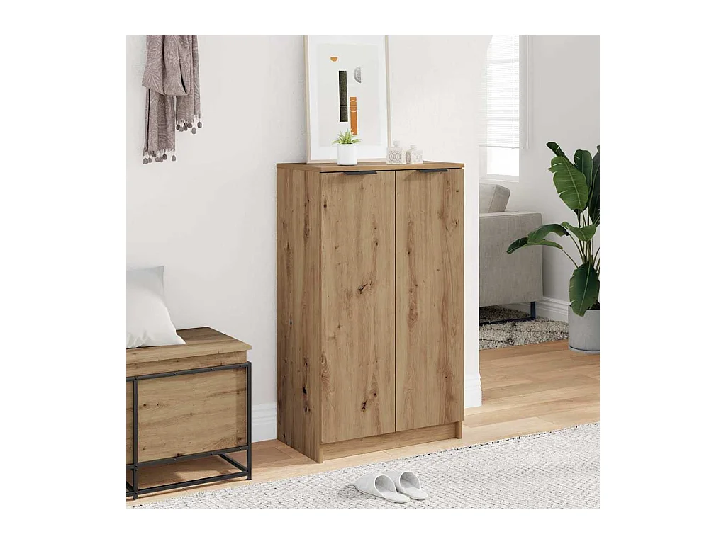 Schuhschrank Artisan-Eiche 59x35x100,5 cm Holzwerkstoff