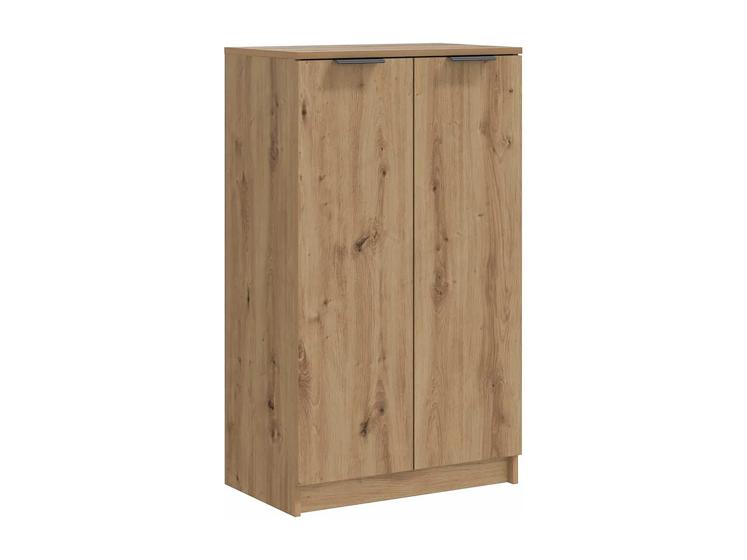 Schoenenkast 59x35x100,5 cm bewerkt hout artisanaal eikenkleur