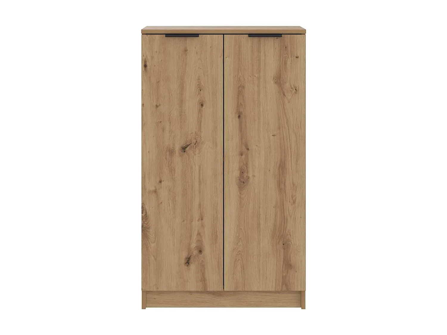 Schoenenkast 59x35x100,5 cm bewerkt hout artisanaal eikenkleur