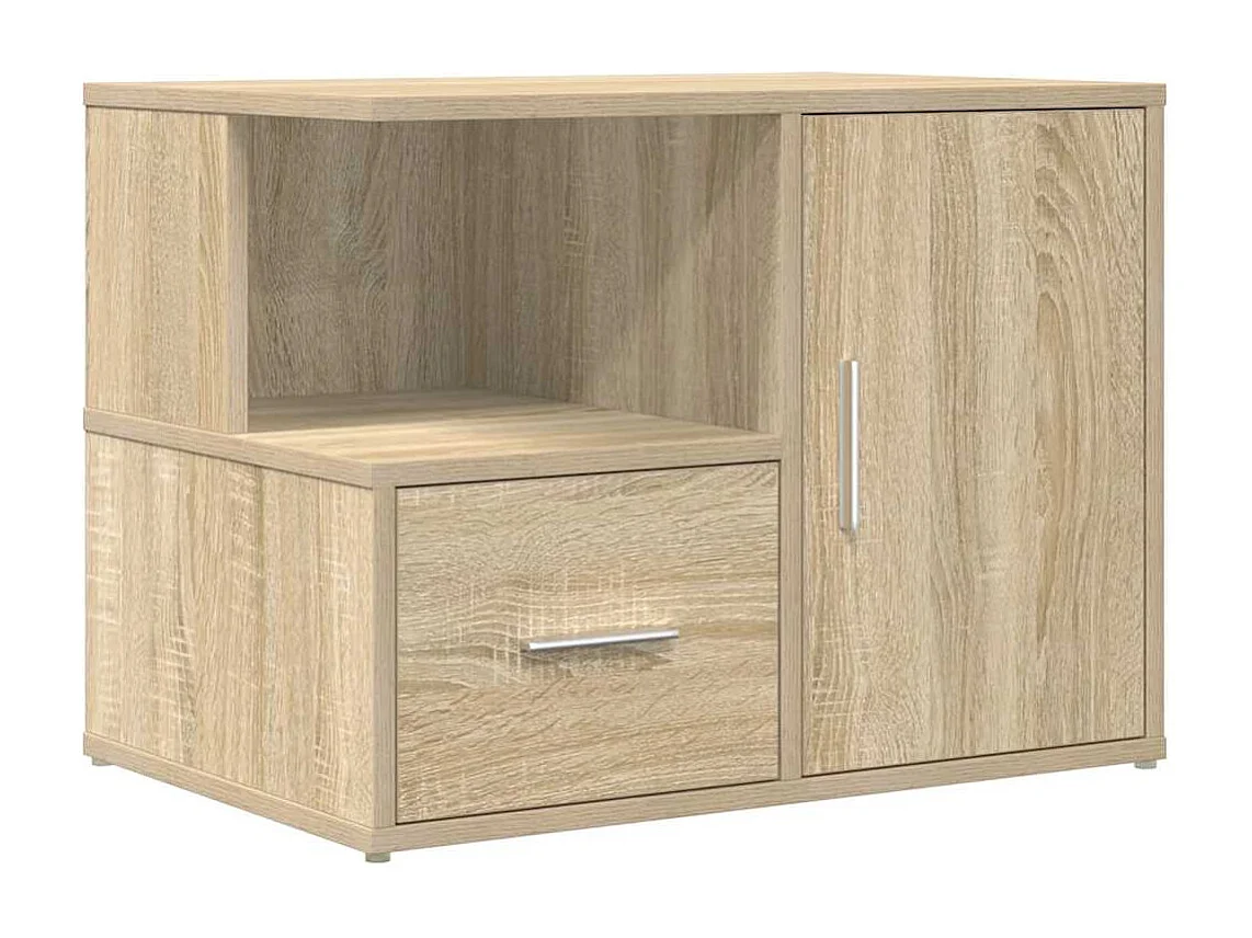 Hoekkast 160x40x45 cm bewerkt hout sonoma eikenkleurig