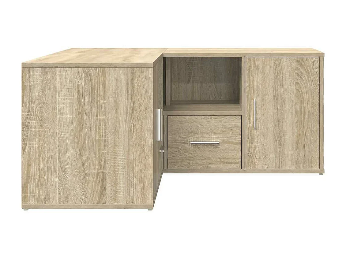 Hoekkast 160x40x45 cm bewerkt hout sonoma eikenkleurig