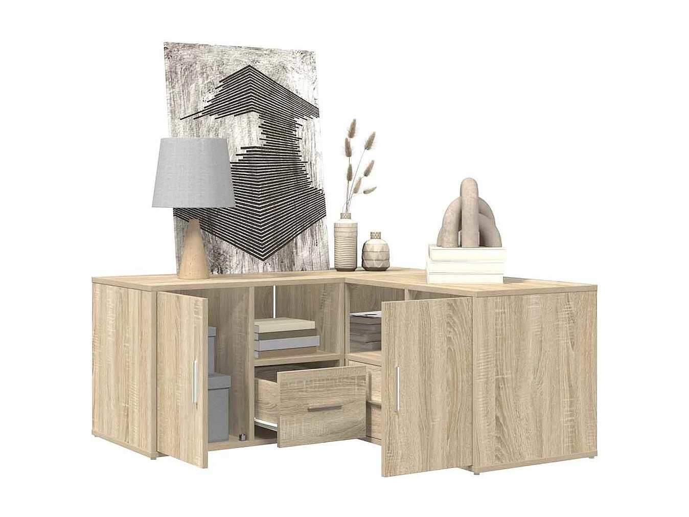 Armoire d'angle chêne sonoma 160x40x45 cm bois d’ingénierie