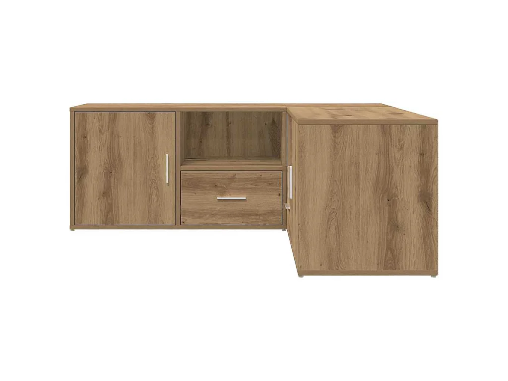 Armoire d'angle chêne artisanal 200x40x45 cm bois d'ingénierie