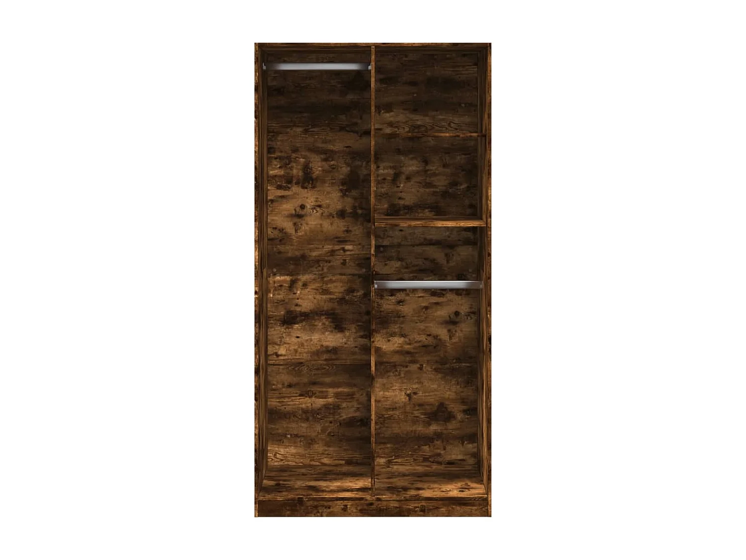 Armadio Rovere Fumo 100x50x200 cm in Legno Multistrato