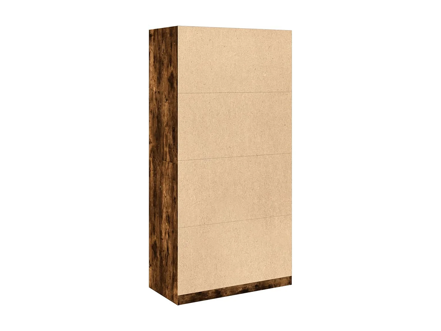 Armadio Rovere Fumo 100x50x200 cm in Legno Multistrato