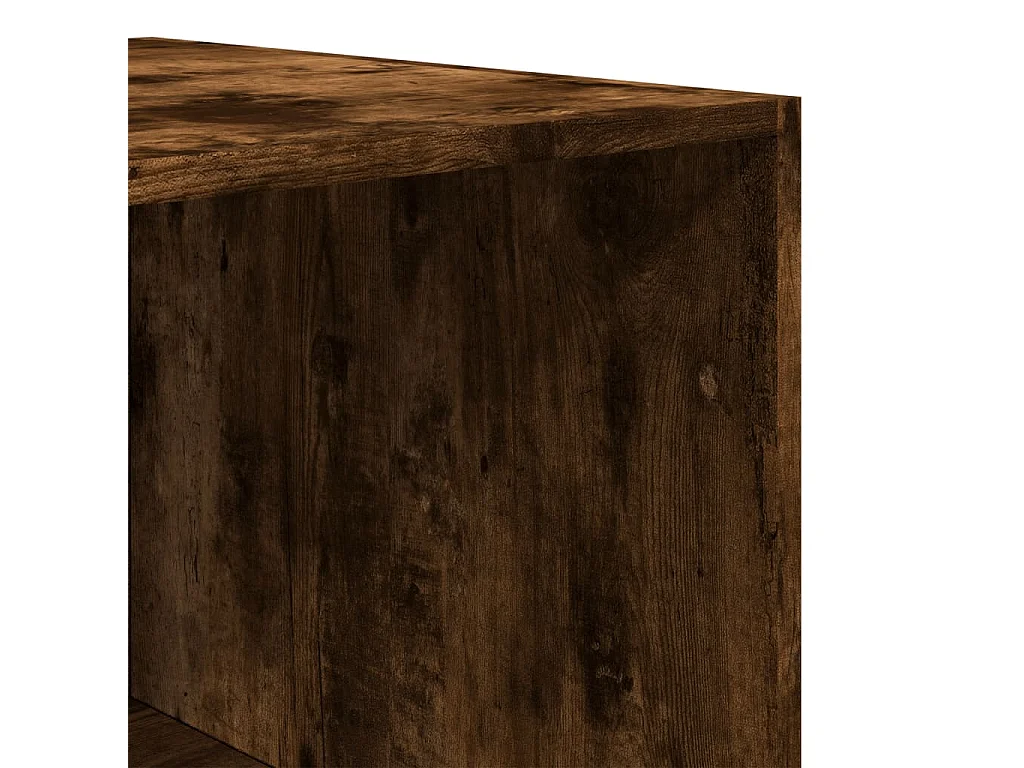 Armadio Rovere Fumo 100x50x200 cm in Legno Multistrato