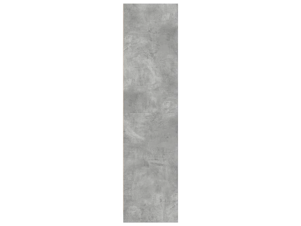 Armadio Grigio Cemento 30x50x200 cm in Legno tecnico