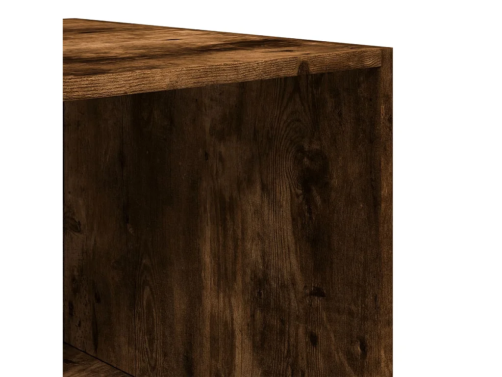 Armadio Rovere Fumo 80x50x200 cm in Legno Multistrato