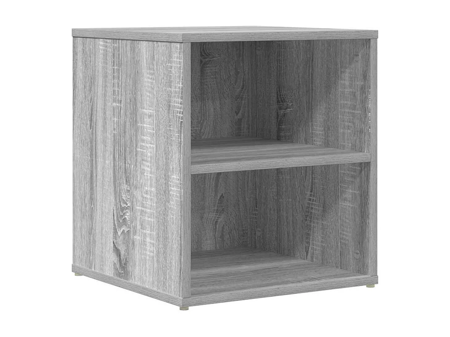 Hoekkast 160x40x45 cm bewerkt hout grijs sonoma eikenkleurig