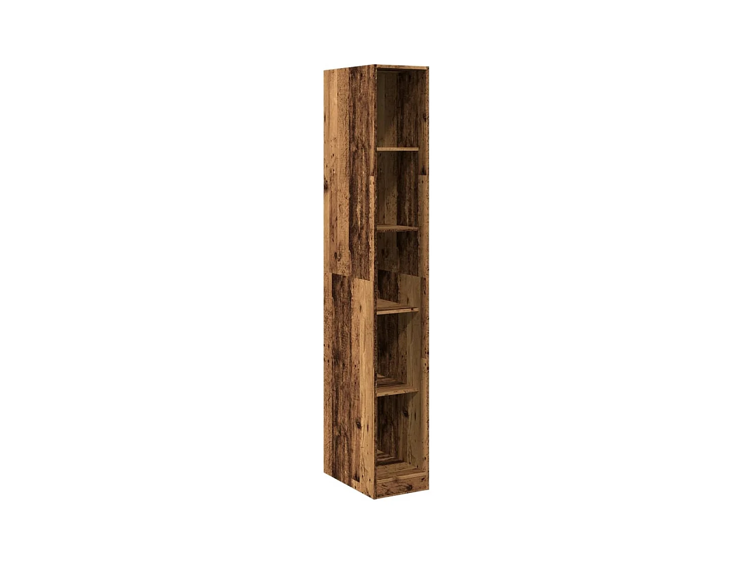 Kledingkast 30x50x200 cm bewerkt hout oud hout